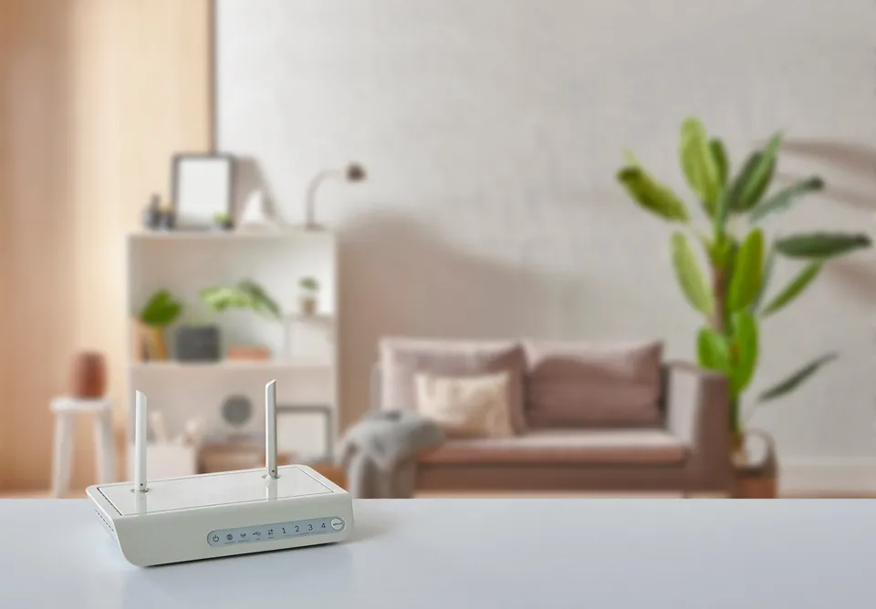 Router set up to support a reliable home office network